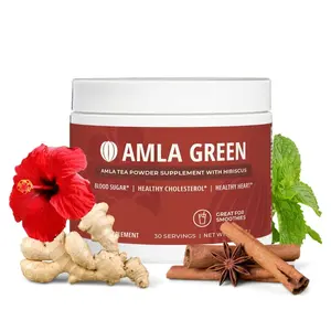 Anti-Inflammatory Hibiscus Tea – 20x Concentrated Organic Indian Gooseberry | Hibiscus Flavor | Lower Blood Sugar, Cholesterol, Blood Pressure