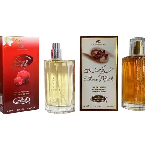 (2pc Bundle Pack) Choco Musk + Tooty Musk by Al-Rehab EDP Spray, 50ml
