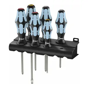 Wera Stainless Steel Screwdriver Set with Rack (6 Piece)
