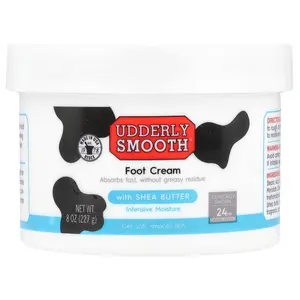 Udderly Smooth Foot Cream With Shea Butter, 8 oz (227 g)