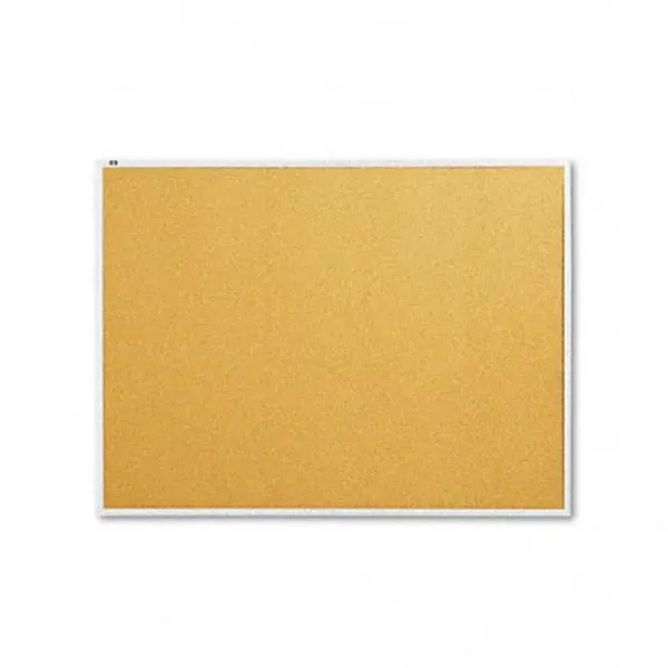 212 MAIN Large Self-Healing Natural Cork Bulletin Board - 48x36 in, Natural Cork/Fiberboard Build, Aluminum Oak Finish Frame, Secure Mount for Water Sports, Stand Up Paddleboarding