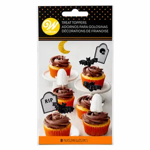 Wilton Halloween Treat Topper - 8 Cupcake Picks