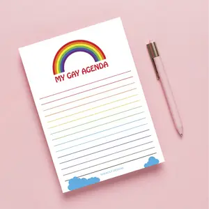 GAY AGENDA NOTEPAD