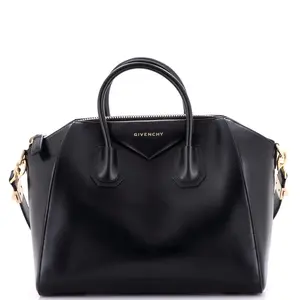 Pre-owned GIVENCHY Leather Top Handle Bags Antigona Bag Glazed Medium by Rebag