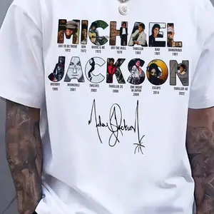 R.I.P MJ Tee – Retro 90s Graphic T-Shirt, Vintage Y2K Tee, Unisex Cotton Shirt, Streetwear Top, Music Legend Shirt Gift for Fan CVY