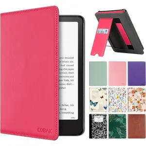 Stand Case For 7" Kindle Paperwhite 12th Gen 2024,Kindle Colorsoft With Hand Strap-Compatible With iPhone MagSafe, For Samsung,Belkin,Anker Wireless Charging Pads, Durable, Sleep Wake Wake