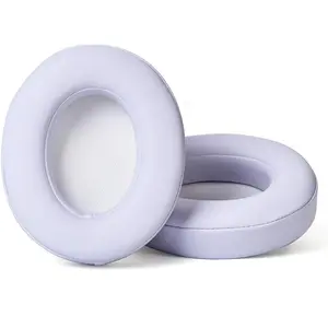 Professional Replacement Ear Pads for  Studio/Compatible with Studio Wired B0500 /  B0501 / Studio 2 and Studio 3/Soft Protein Leather/Noise Isolation Memory  (White)