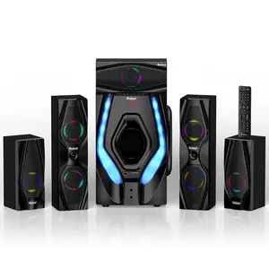 Bobtot 5.1 Home Theater System - 1200W Home Amplifier, 10" Subwoofer, HDMI ARC, Optical Input, Bluetooth, USB Port, Stereo Sound Audio Equipment