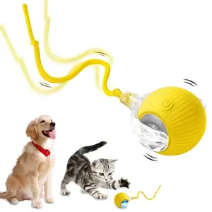 Interactive Cat Toy Ball, Cat&Dog Toy，Automatic Moving Electric Cat Toy Rolling Ball for Indoor Cat Exercise, USB Rechargeable，Fun Gifts for Cats and Dogs