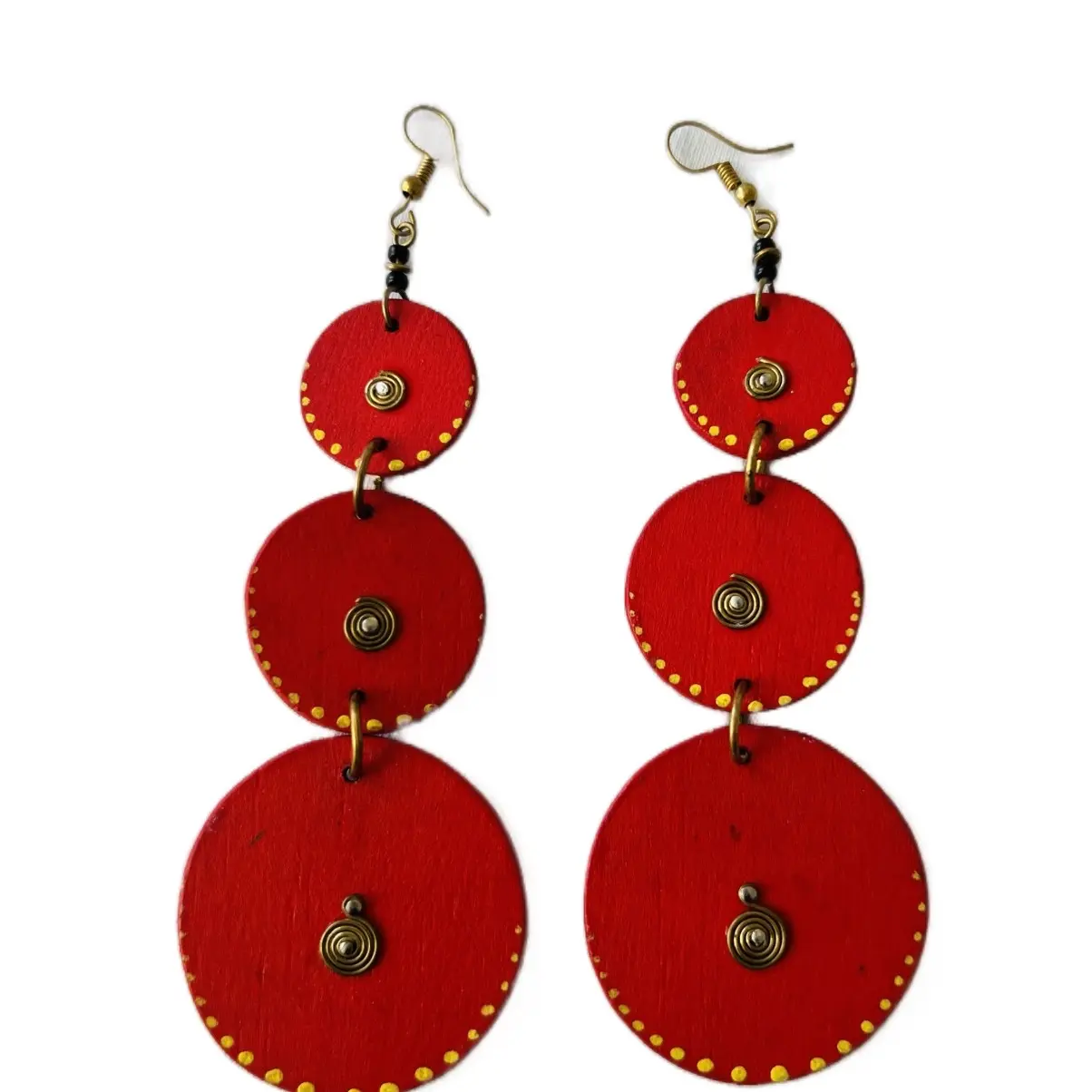 Authentic Kenyan Earrings - Traditional African Jewelry for Women