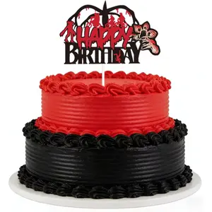 TV Series Role Happy Birthday Cake Toppers, Horror Theme Cake Decorations, Perfect for Birthday Parties, Themed Parties, and Holiday Celebrations