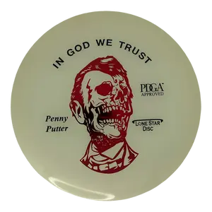 Lone Star Disc Glow Penny - Zombie Abe