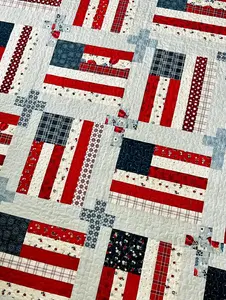 God & Country Quilt Pattern, PDF