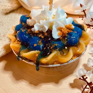 Blueberry Pie Dessert Candle