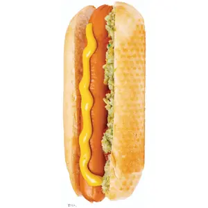 212 MAIN Advanced Graphics Life-Size Hot Dog Corrugated Cardboard Stand-Up Cutout, Party Decorations, Wall-Mount Home Decor