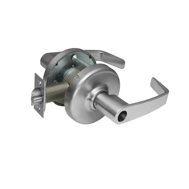 212 MAIN Corbin Russwin Cl3300 Series High-Quality Door Lock, Satin Chrome Newport Lever & D Rose, ANSI Strike, Grade 1 Single Cylinder Storeroom Cylindrical Lever (Less Cylinder, 2-3/4" Backset, Zinc Extra Heavy Duty, Dependability & Great Quality)