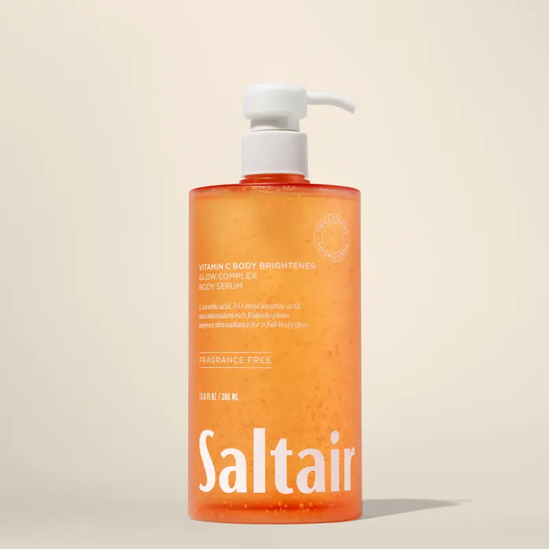 Saltair Vitamin C Body Serum for Glowing & Brighter Skin - Glow Complex Body Brightener with Kakadu Plum & Glycerin - Lightweight, Fast-Absorbing Treatment - 13 fl oz