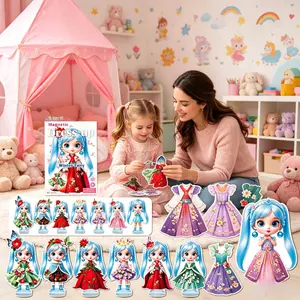 Tired of dress-up magnets that FALL OFF? This Spring Fairy one STICKS FOREVER & keeps kids busy for HOURS!  No more lost pieces! This magnetic dress-up toy is mess-free, easy to store, and perfect for travel.