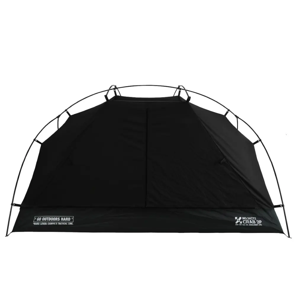 CAMVIL Crab 2 Person Double Layer Canvas Cotton Tent, Portable