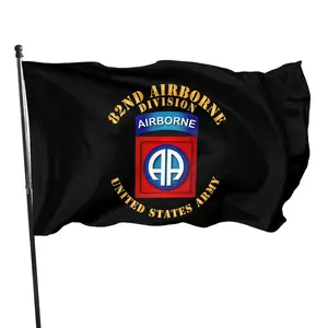 82nd Airborne Division Flag 3' X 5' Indoor Outdoor Banner Home Garden Decoration