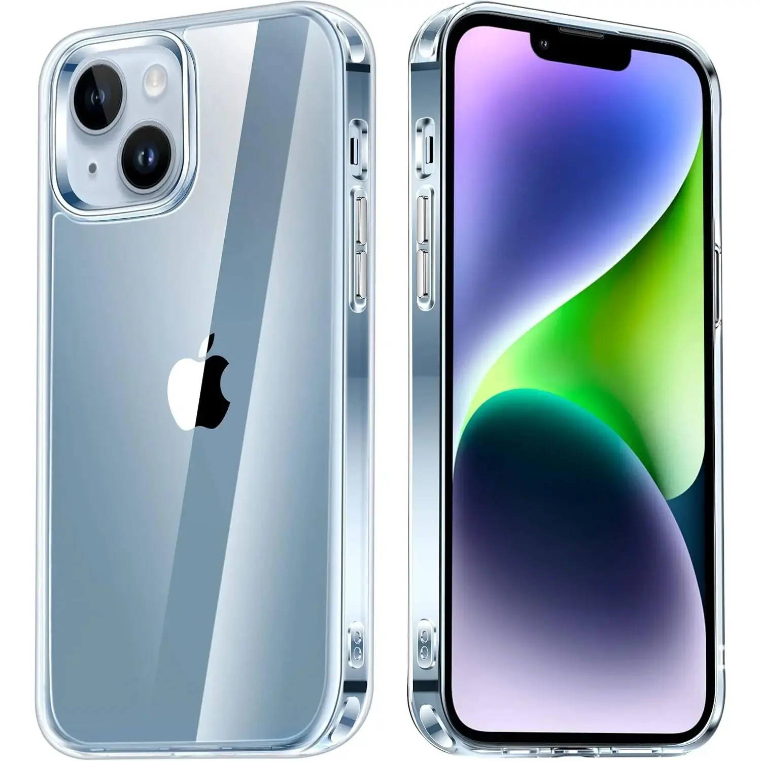 Entronix Case Compatible with iPhone 13 Mini - [Hard] Thick Clear Cover Protective