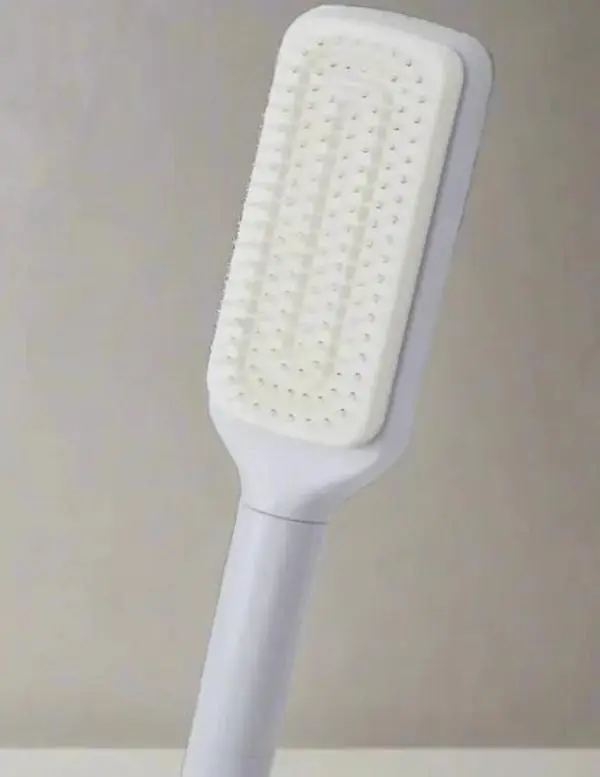 Self-Cleaning Hair Brush - 4-in-1 Anti-Static Scalable Rotating Design for Smooth Healthy Hair Care