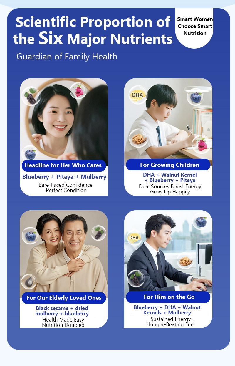 Blueberry Sesame Balls