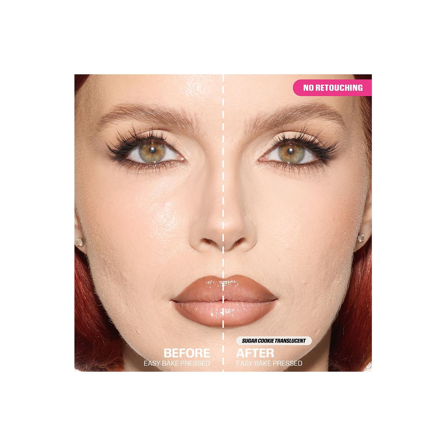 Huda Beauty Easy Bake Pressed Powder in Sugar Cookie Powder Sugar Cookie