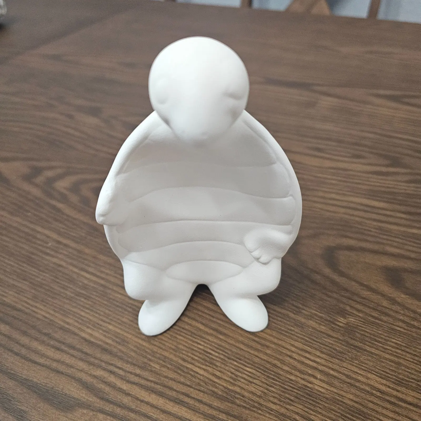 6-in Standing Turtle Ceramic Bisque, Ready-To-Paint Pottery, Home Decor Statue & Figurine for Home Supplies