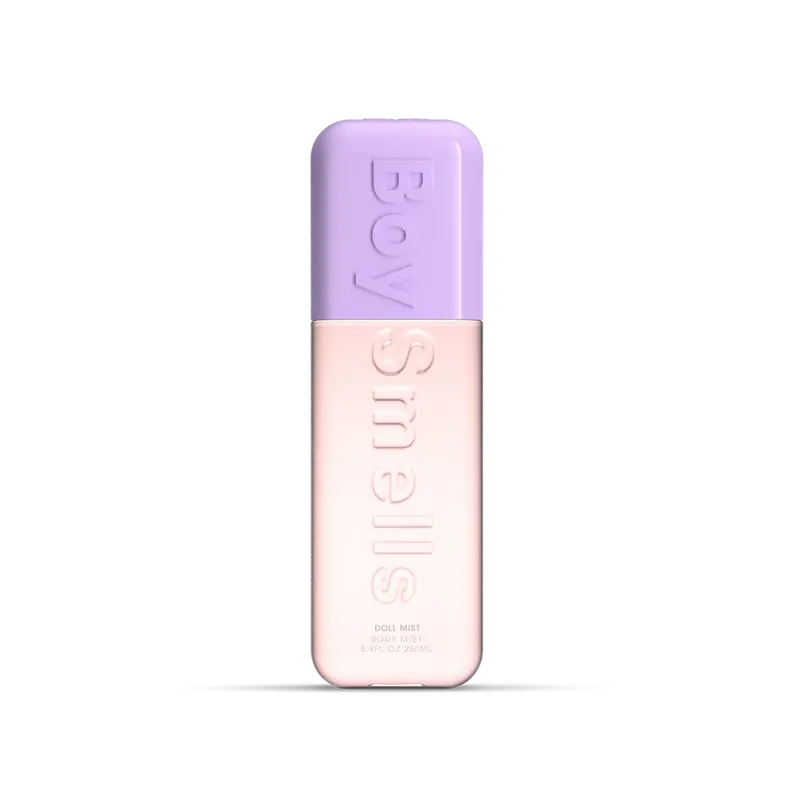 Doll Mist - 8oz Hair + Body Mist - Strawberry, Vanilla Orchid + Plastic Doll Accord