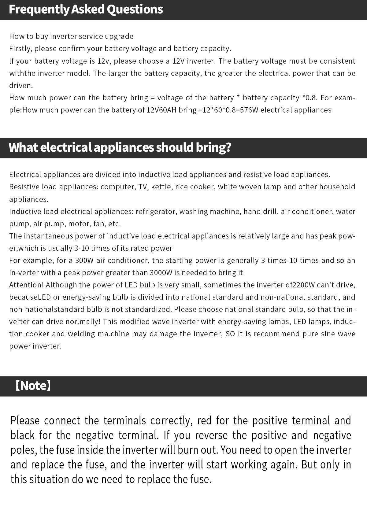 Pure sine wave inverter 7000W/8000W, DC 12V/24V to AC 110V, mobile phone/computer/car refrigerator is ready to charge, say goodbye to the anxiety of power outage, overload protection, and more at ease when using electricity