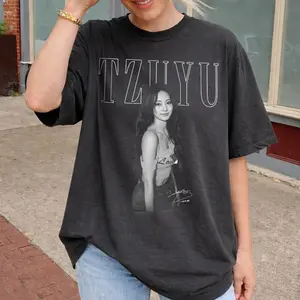 Limited Tzuyu Shirt for Unisex Men and Women 90s: Sana, Nayeon, Momo, Chaeyoung, Jeongyeon, Dahyun, Jihyo