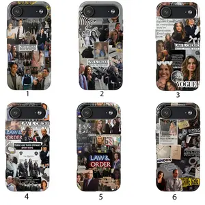 Law & Order Phone Case for iPhone, for Samsung, Phone Accessories, Cute Phone Case, Fashion Case, Phone Case for Boyfriend, for Girlfriend, Creative Dual Layer Case