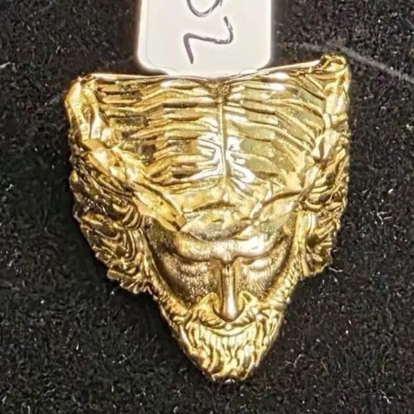 Men's 14k Gold Ring, Size 9.75, Model RR002