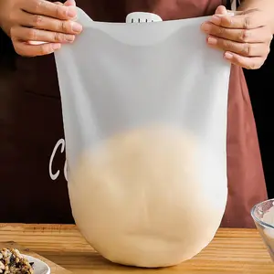 1 Piece Silicone Kneading Dough Bag, Reusable Silicone Bag For Bread, Pastry, Pizza & Tortilla, Baking Supplies