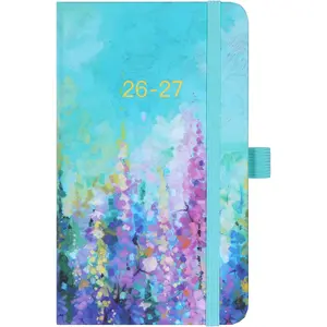 Pocket Planner 2026-2027 - Pocket Calendar 2026-2027, Jul.2026 - Jun.2027, 26-27 Pockets Planner Weekly and Monthly, 3.93''x6.29''- Oil Painting
