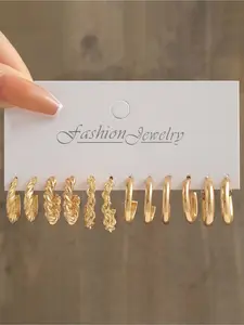 Women's Fashion Jewelry Set, 12-Piece Elegant Design, Perfect Gift for Women, Daily Wear Accessories, Stylish & Versatile