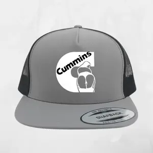 Lady Cummins Flat Bill Yupoong Retro Hat Trucker Hat Many Colors Snapback Hat, Unisex Casual Street Style, Gift Idea For Her Him
