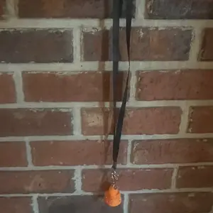 Orange duck lanyard