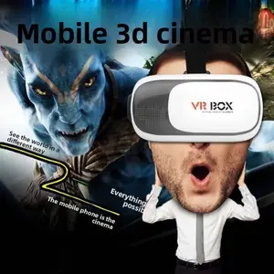 Best Vrbox Generation 2, Head-Mounted VR 3D Cinema, Compatible with Various Phone Sizes, Insert Your Smartphone for Immersive Experience