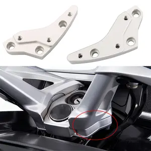 For Bmw K1600gt/gtl Cnc Handlebar Riser Set, 18mm Height Increase, Fits 2012-2019 Models, Adjustable Motorcycle Handlebars Accessories