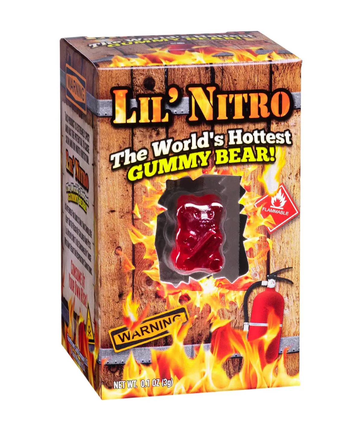 Lil Nitro World's Hottest Gummy Bear - 9 million Scoville Snack Chilli