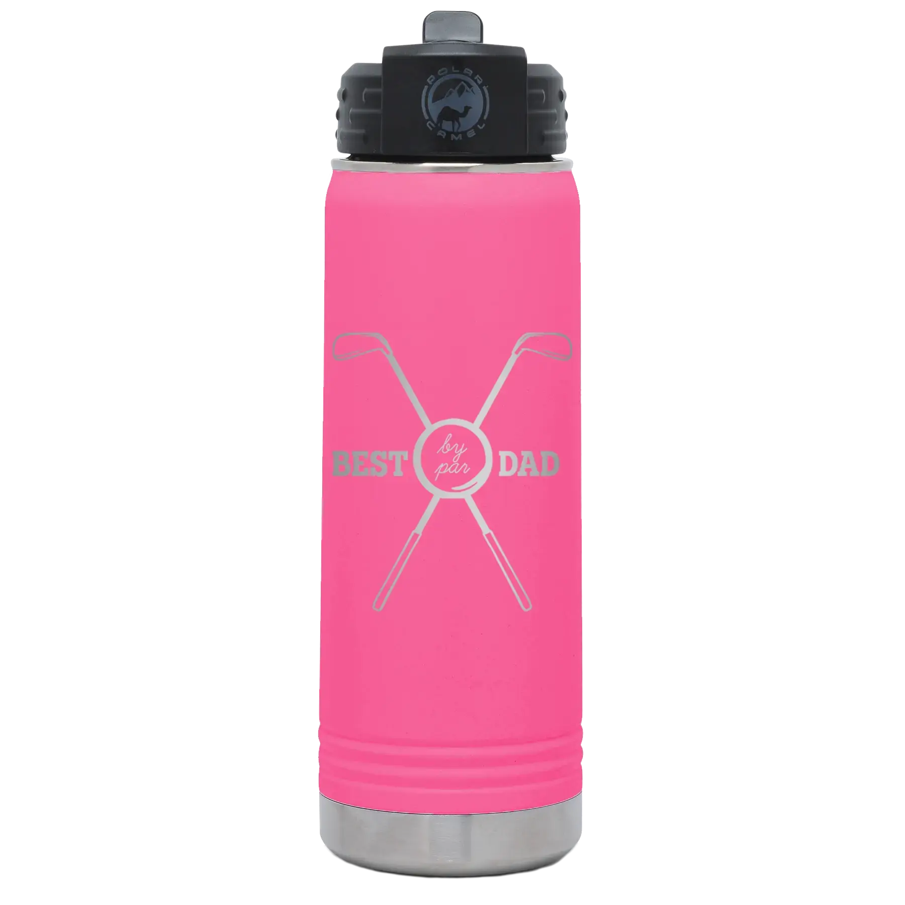 Personalized By Par 20 oz Water Bottle - Pink