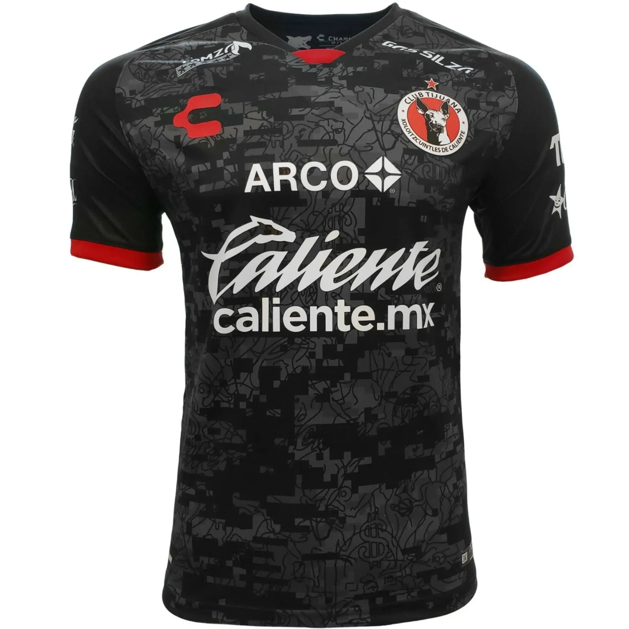Charly Official Xolos de Tijuana 2020/2021 Home Jersey - Lightweight Short-Sleeve, Breathable Athletic Top, Liga MX Sports Collectible Gear