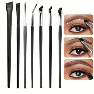 Eyeliner Angled Blade Detail Brush Eyebrow Brush Eye Shadow Brush Set, Precision Makeup Brushes for Defined Looks, Essential Beauty Tools