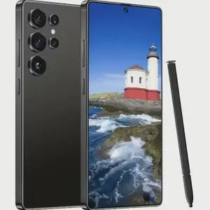S25 Ultra Unlocked 5G Android 14 Smartphone.12GB+512GB,6.99" HD Display,68MP+108MPCam,7800mAh, Dual Card, Built-in Pen, FaceUnlock, , Case & Protector