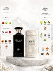 Habibi Bundle | Mast Perfume Absolu + Shiyaaka Snow | Unisex Fragrance | 100 ML - 3.4 | Eau De Parfum | Bergamot-Black Pepper, and Pink Pepper