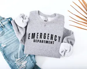 Retro Emergency Department Nurse Tee, ER Nurse Sweatshirt, Cute Emergency School Nursing Gift, Emergency Medicine Nurse Tee