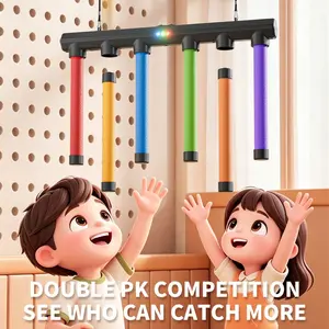 Fun Challenge Falling Stick Game Set, Two Person Challenge Grab Stick Game, used for training reaction capture ability, party games, educational, parent-child interactive children's sports toys, best choice for gift