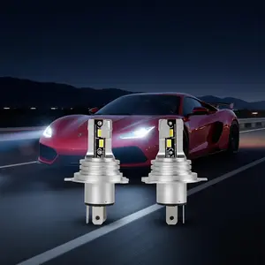 R2C-H4 Super Bright LED Car Headlights (60W) – Plug and play, fanless design, 30,000-hour lifespan, supports high beam/low beam switching, LED Headlight Bulbs